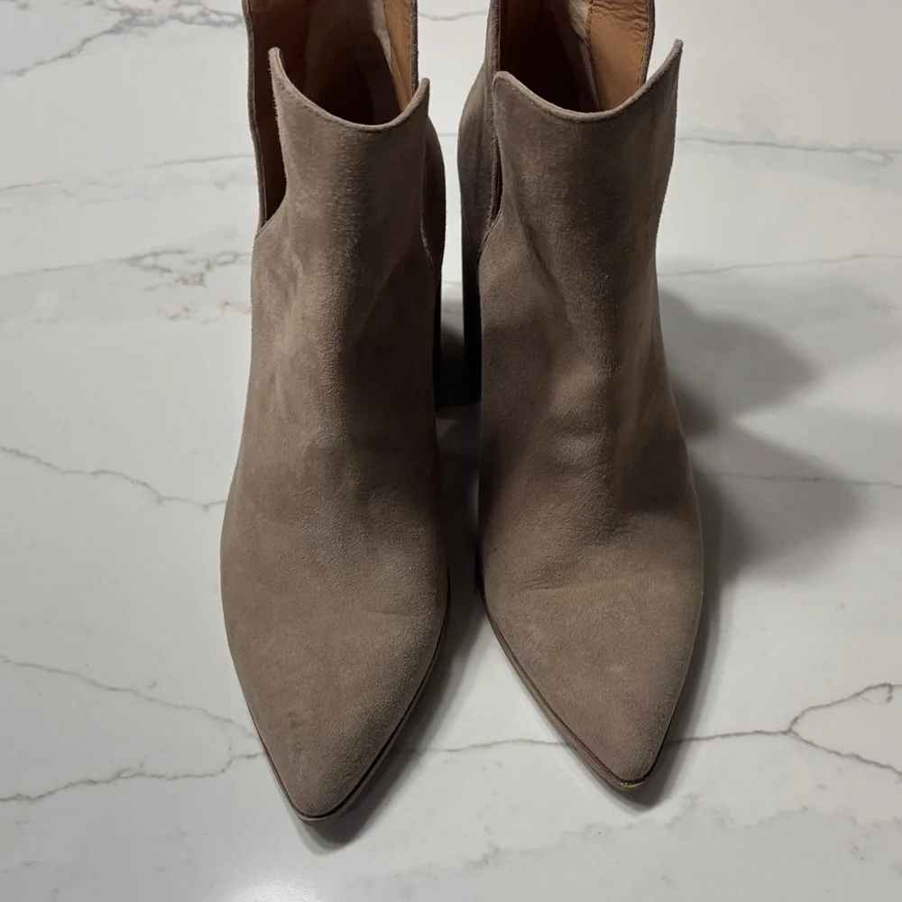 Steve Madden Beige Ankle Booties - Picture 5 of 15